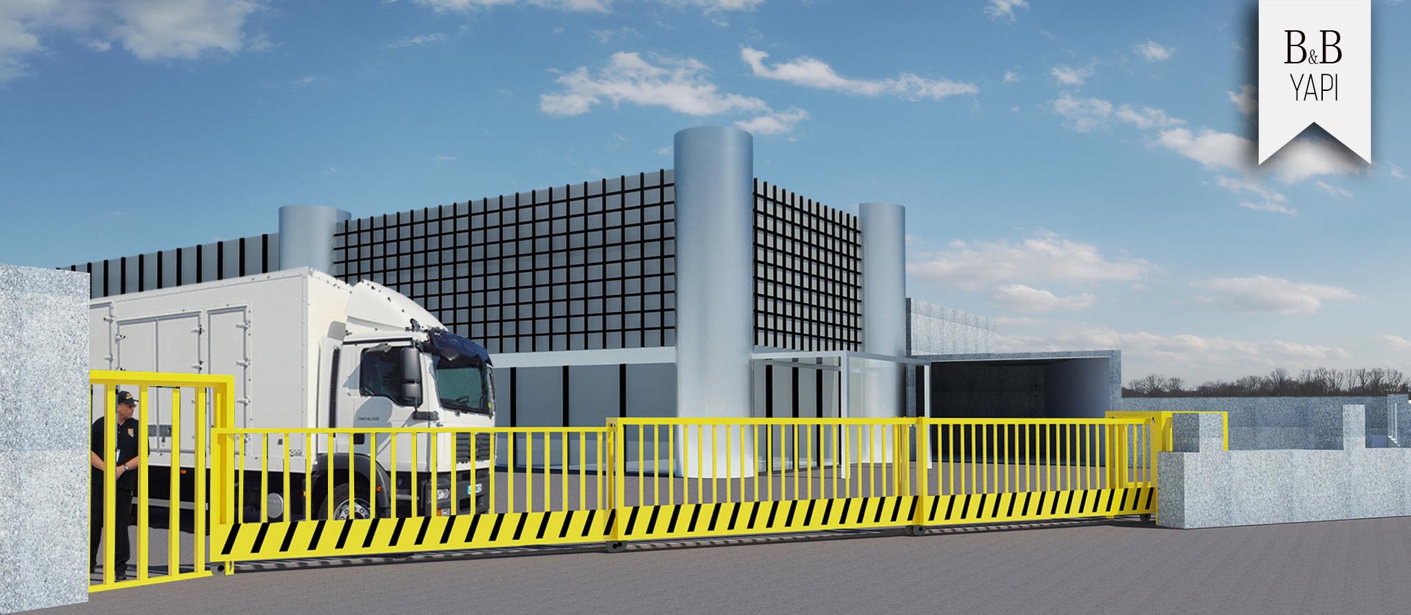 Motorlu yana kayar bahçe kapısı motoru